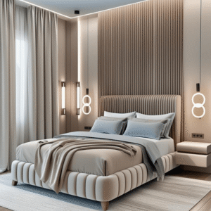 Floating Nightstands for Clean Lines