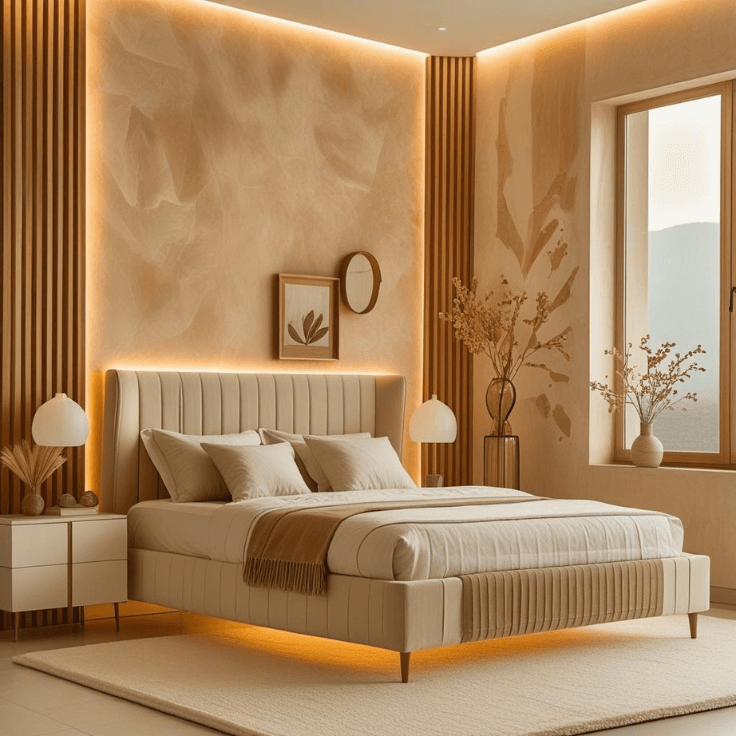 Layered Neutral Bedding for Hotel-Inspired Comfort