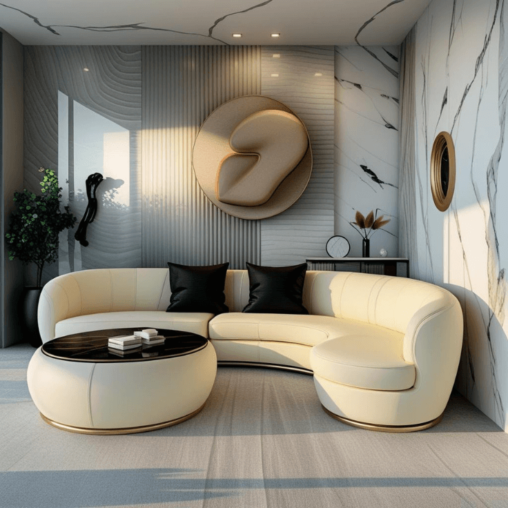 Marble Accent Wall Styling