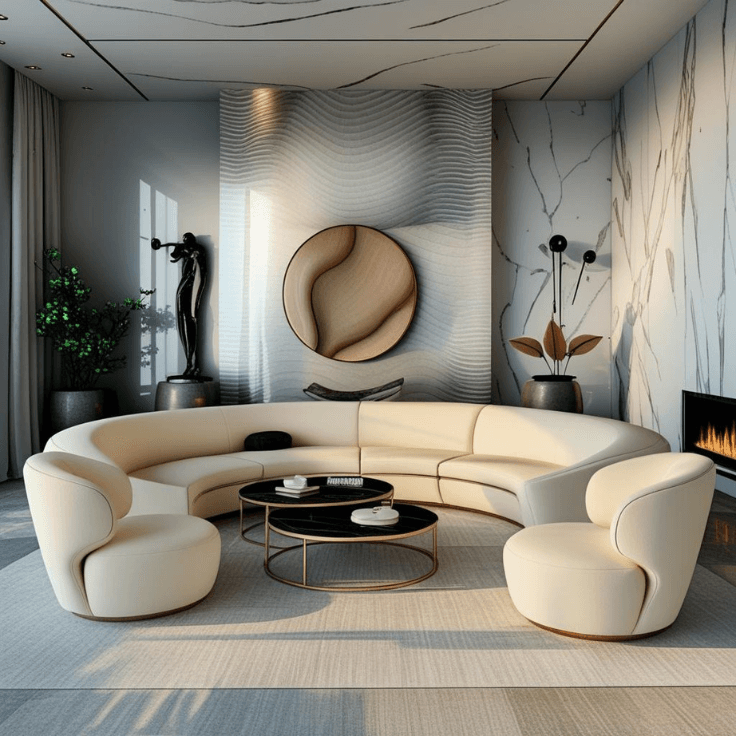 Sculptural Lighting for Soft Ambience