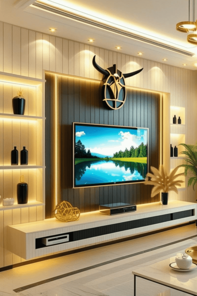Beautiful Entertainment Wall Ideas for Modern Interiors