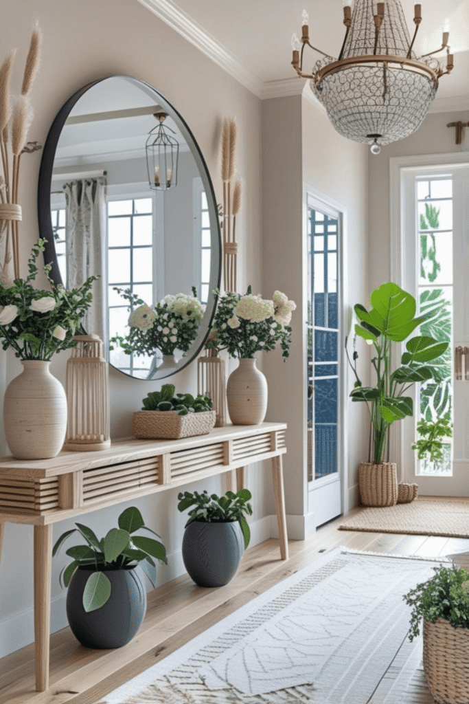 Beautiful Entryway Plant Decor for a Fresh Interior Look