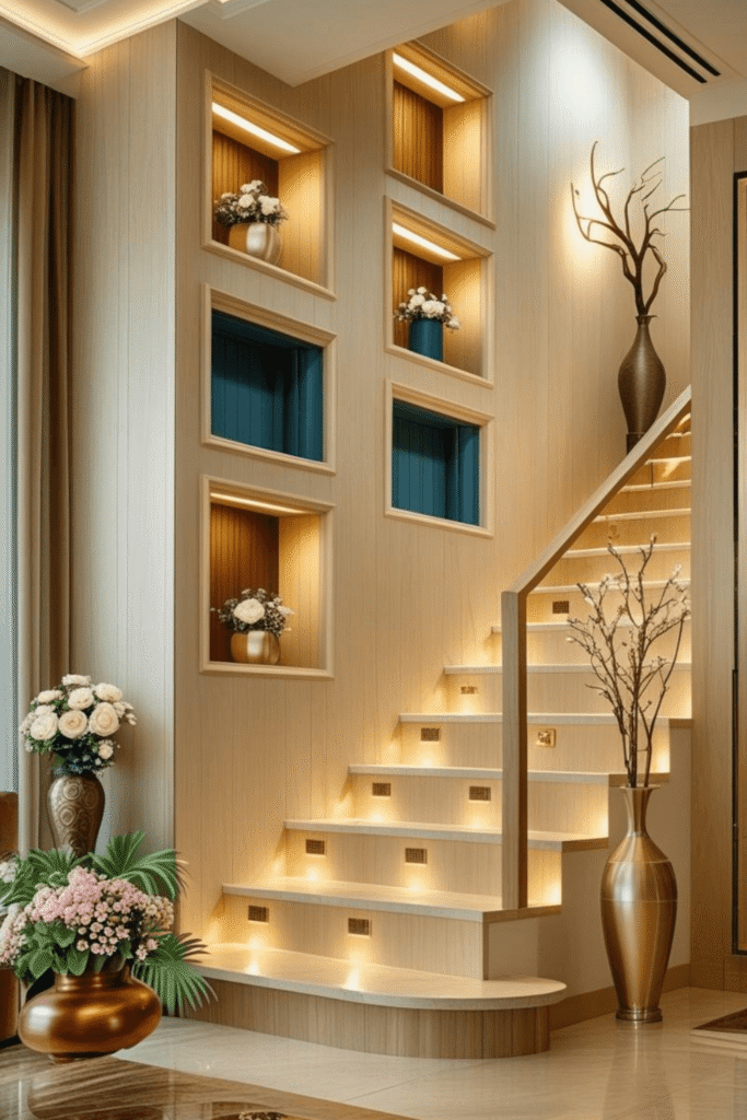 Beautiful Staircase Feature Wall Ideas for Modern Interiors
