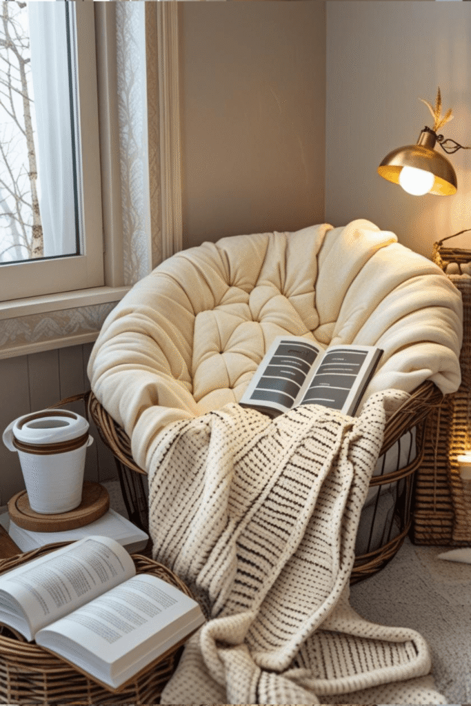 Cozy Lounge Chair Reading Corner Decor Ideas