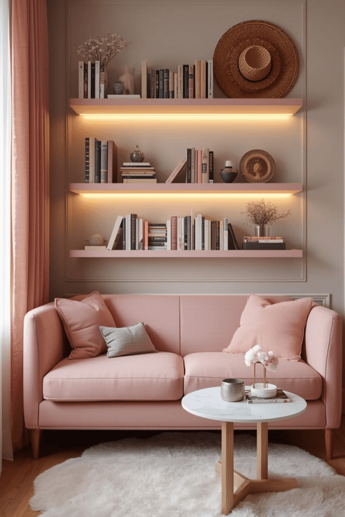 Cozy Pink Reading Corner Ideas for a Stylish Home
