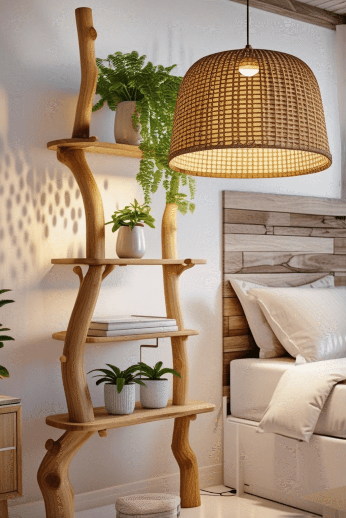Creative Wooden Tree Lamp Ideas for Cozy Reading Corners