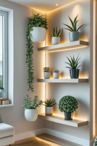 Elegant Indoor Plant Corner Decor for Minimalist Interiors
