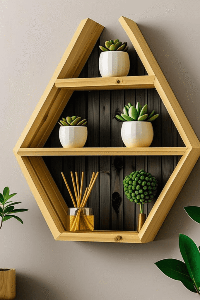 Elegant Wooden Wall Shelf Styling Ideas for Small Spaces