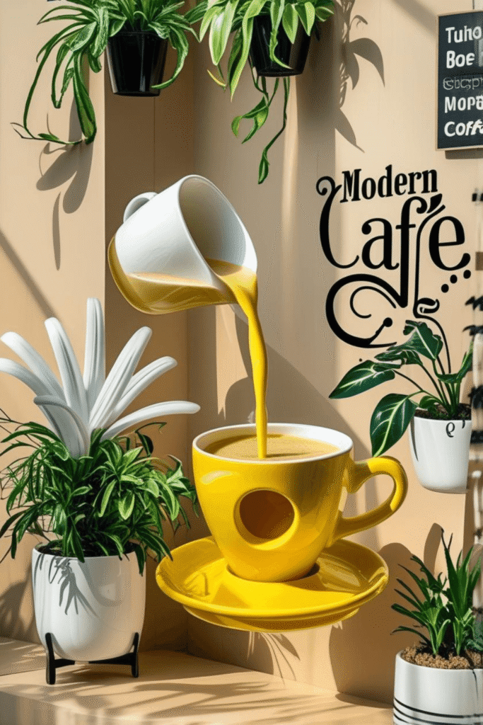 Innovative coffee decor ideas for modern cafes
