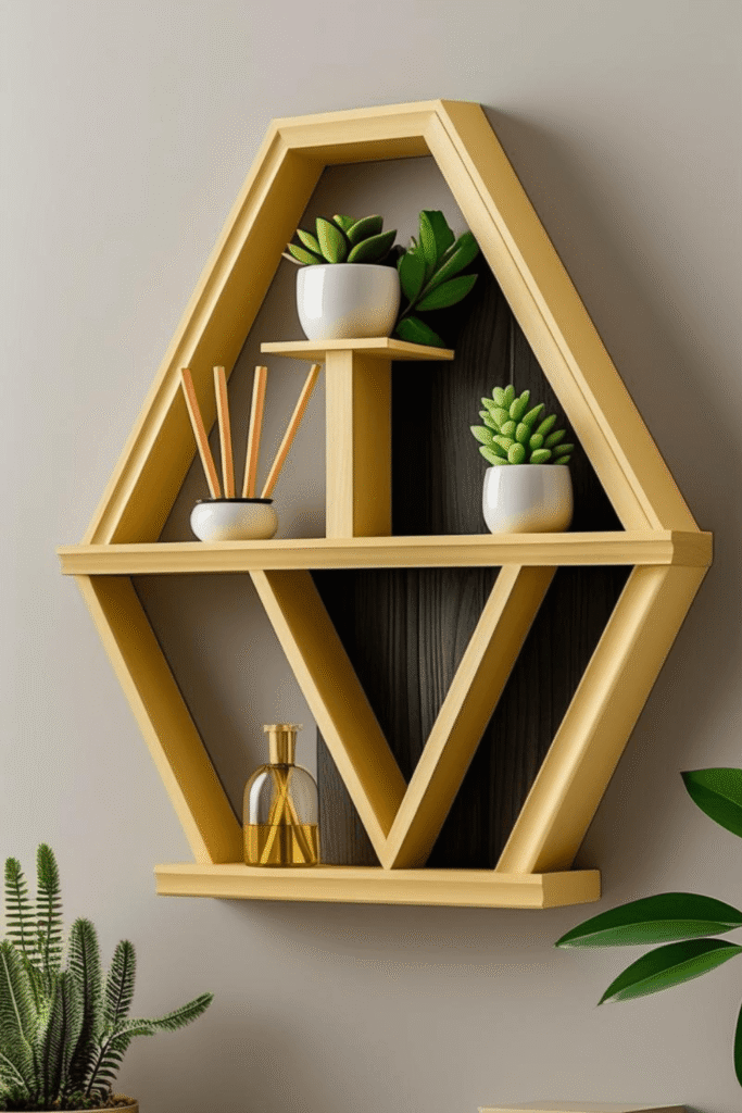 Minimalist Wooden Floating Shelf Ideas for Modern Wall Decor