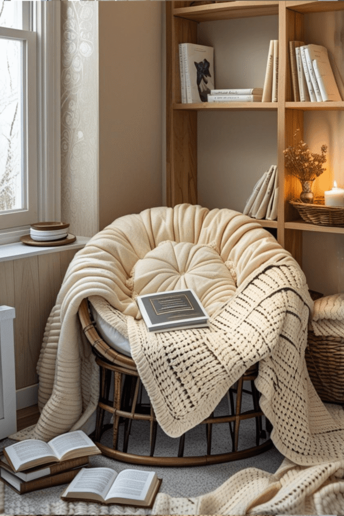 Modern Cozy Reading Corner Design Inspiration