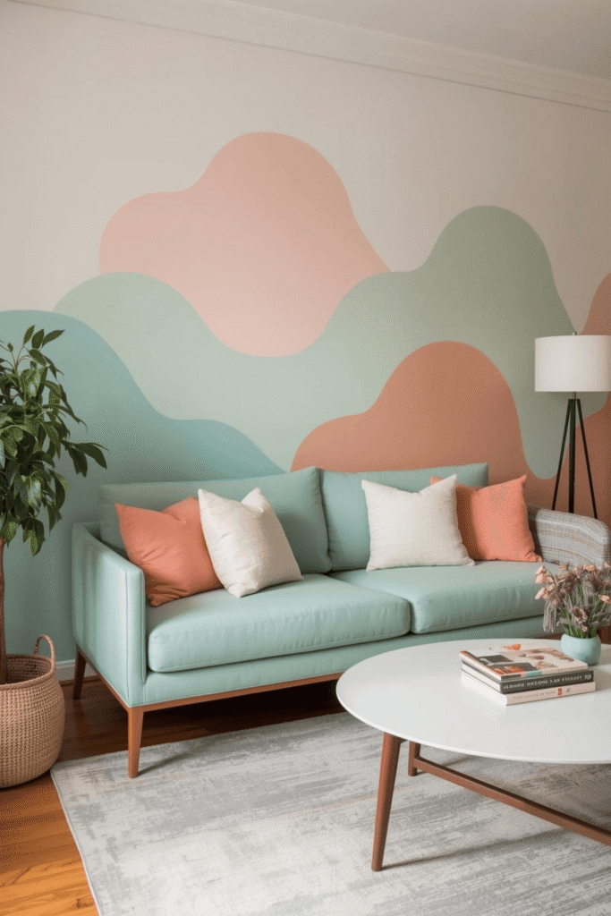 Pastel Sofa Living Room Styling Ideas