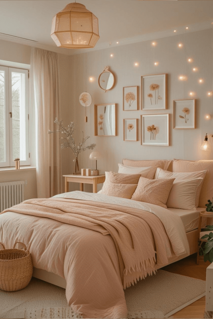 Peach and White Bedroom Ideas for a Soft Elegant Look