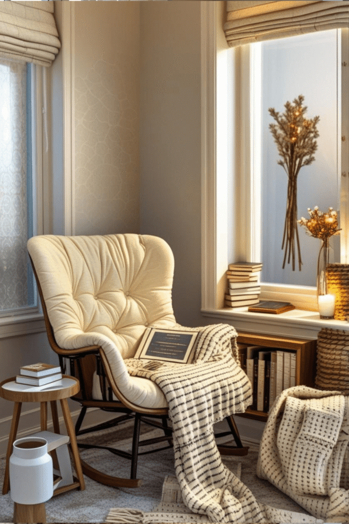 Relaxing Reading Corner Setup for Home Decor
