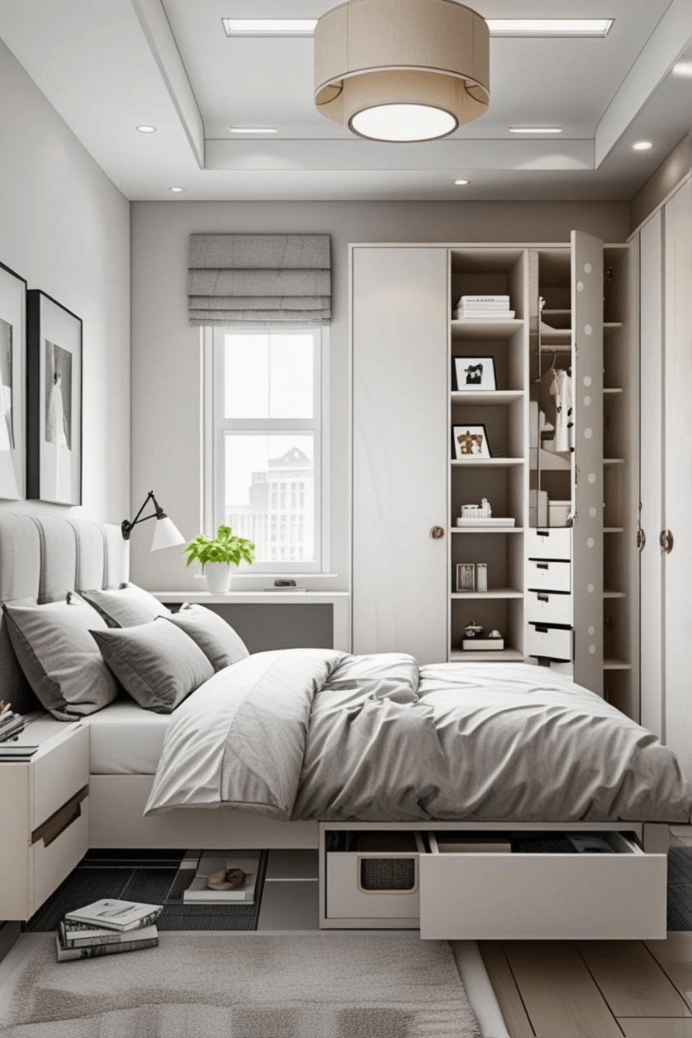 Small Bedroom Layout Ideas in Cream and Beige That Actually Work