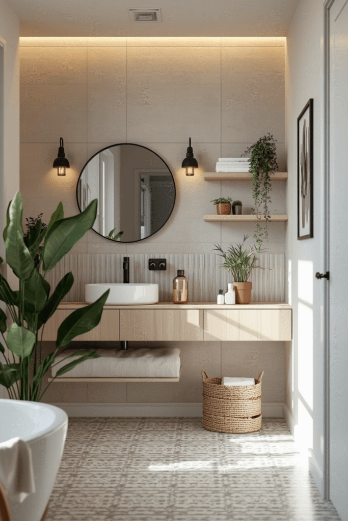 Small Modern Farmhouse Bathroom Ideas for Cozy Home Makeover