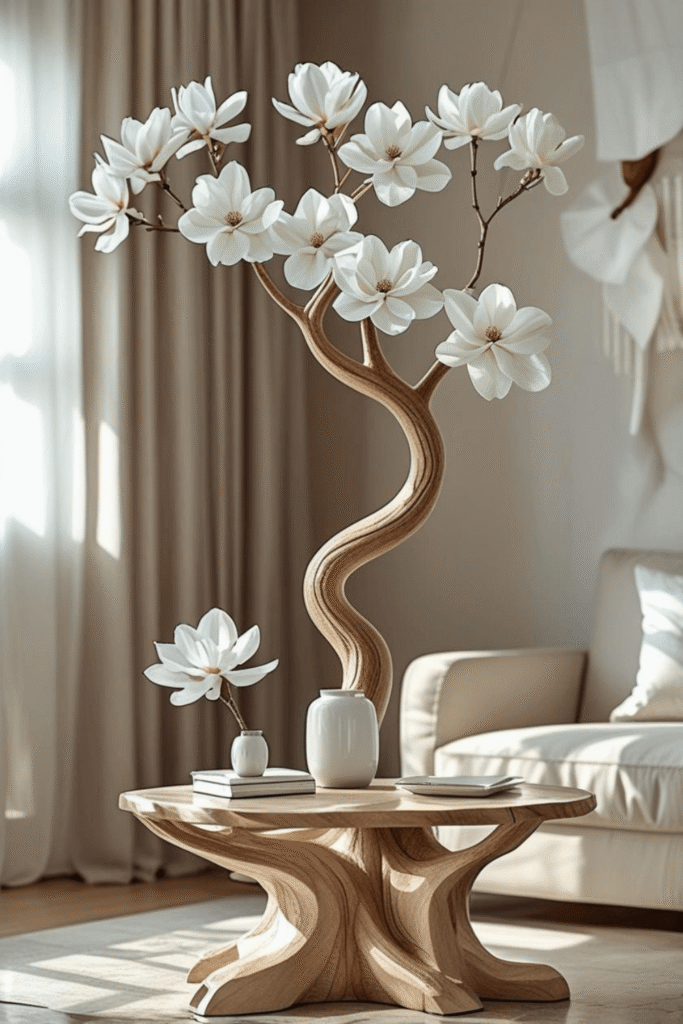 Unique Tree Shaped End Table Ideas for Modern Living Rooms