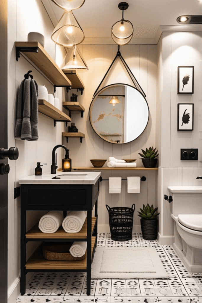 Small Bathroom Ideas with Mirror to Create Illusion of Space