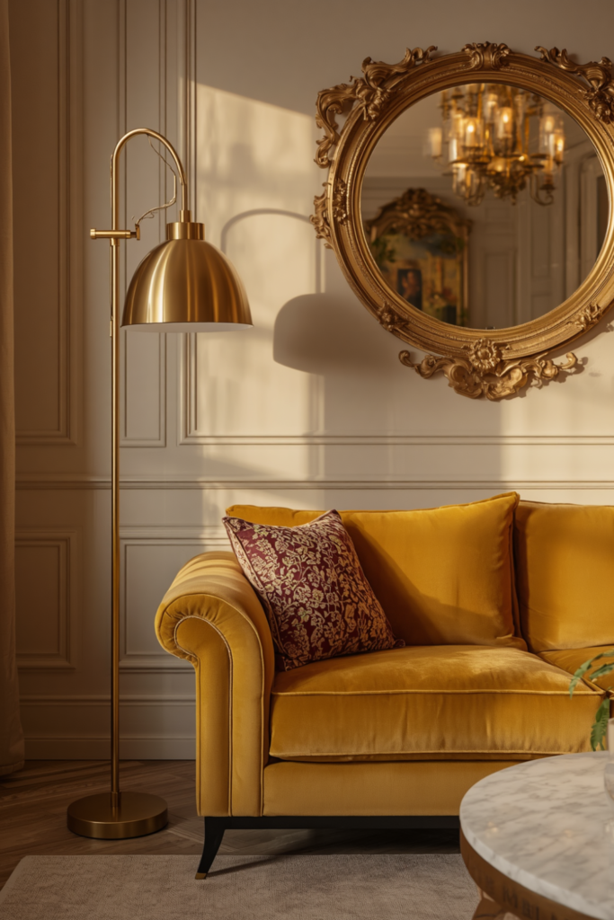 Add Brass or Gold Metal Accents
