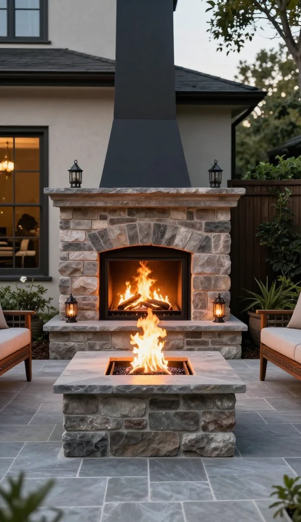 Built-In Fire Pit Designs for a Premium Look