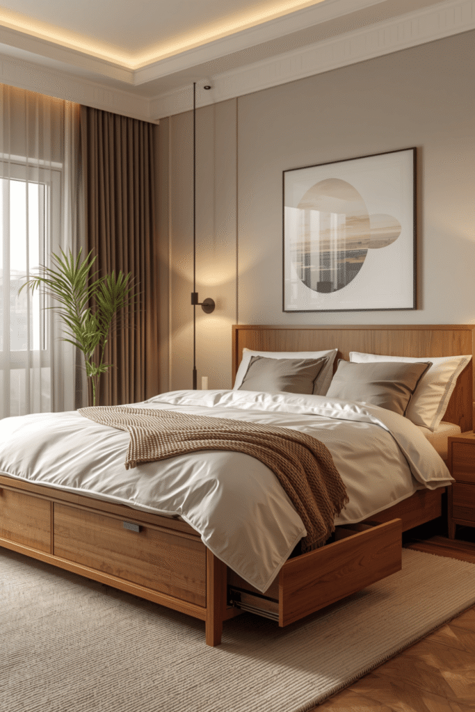 Maximize Your Space with a Queen-Size Bed Frame with Drawers