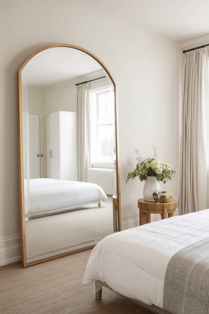 Mirrors Can Instantly Double Visual Space