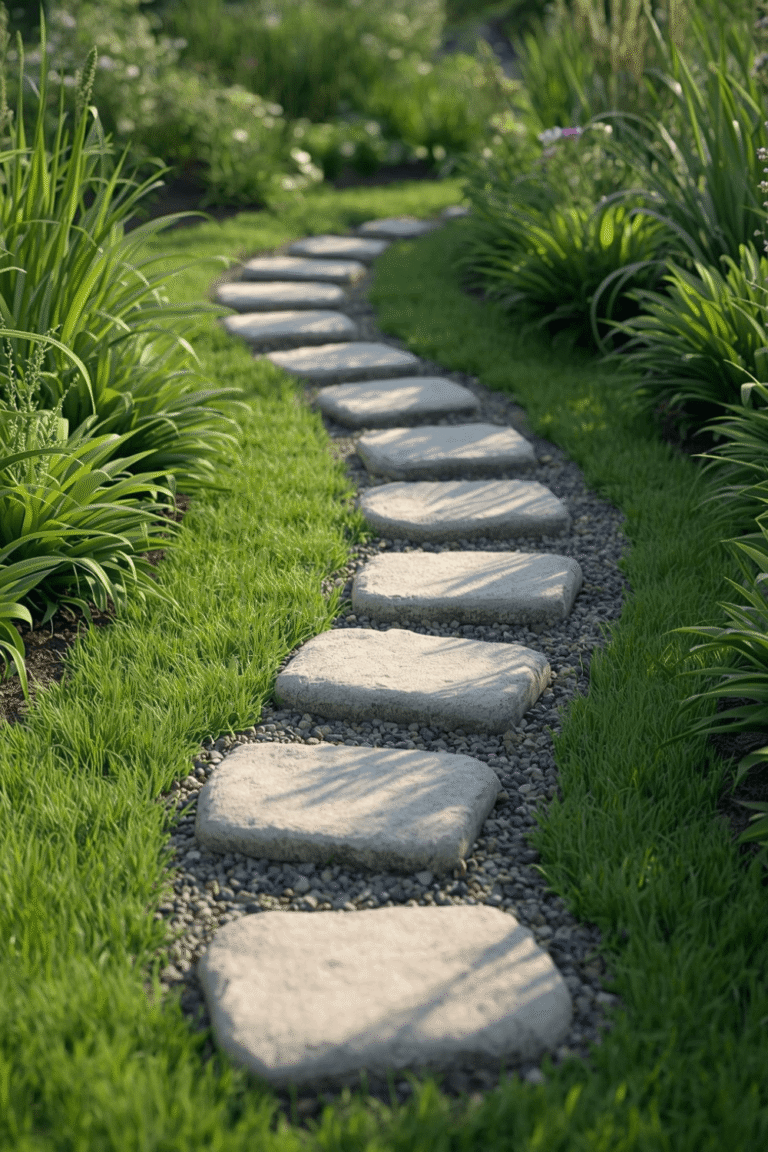 Mixing Gravel With Stepping Stones