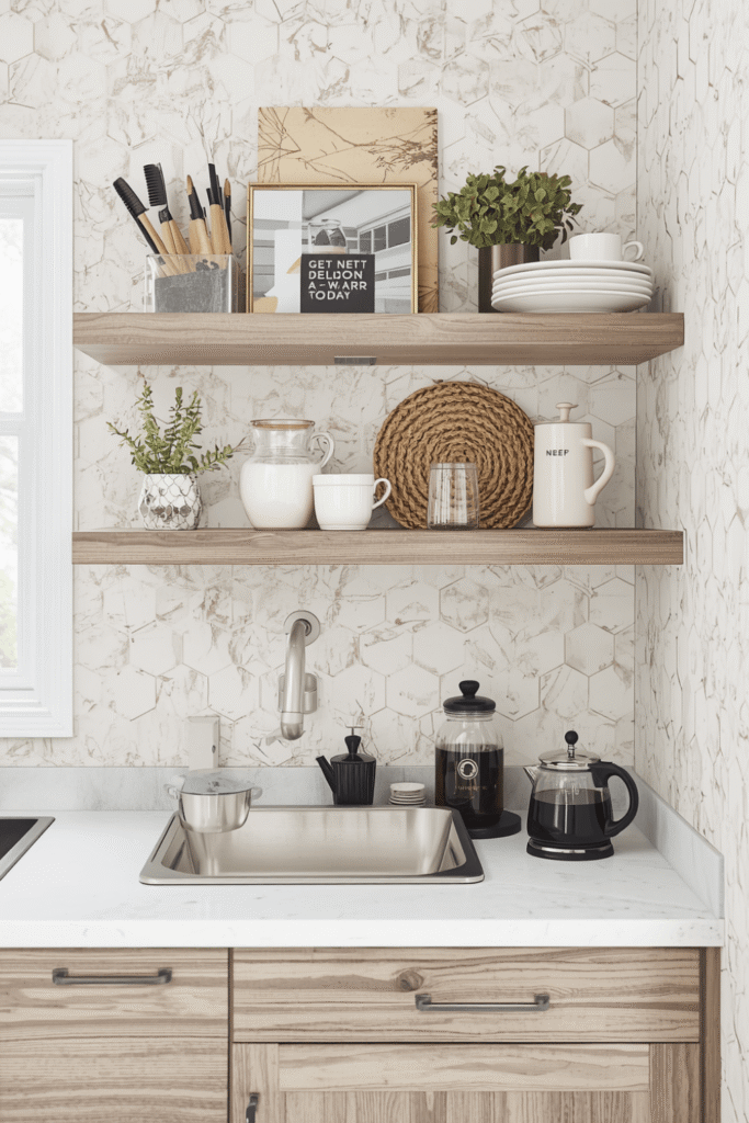 Use Peel-and-Stick Wallpaper