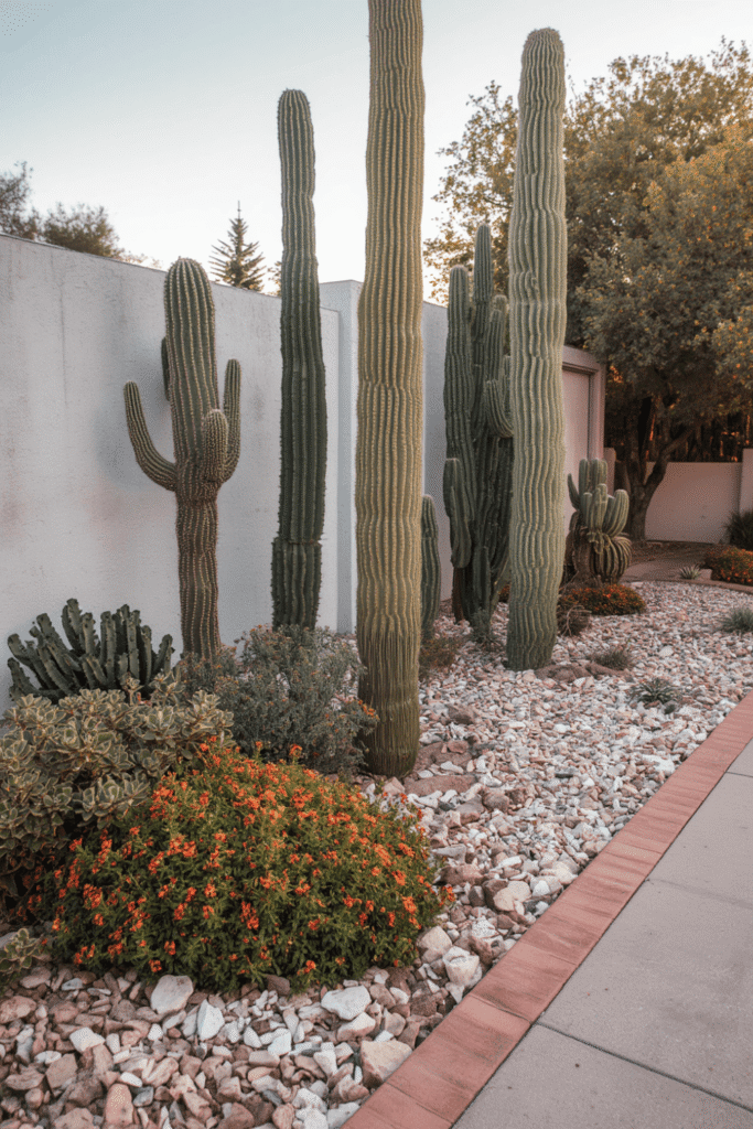 1. Go Big with a Statement Saguaro Cactus