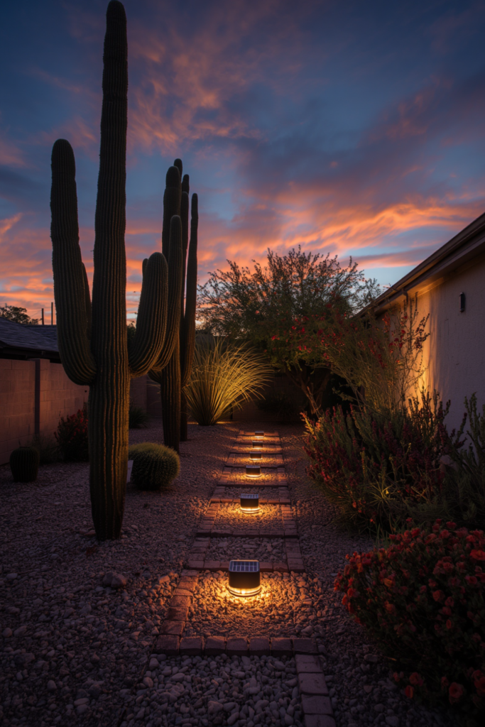 10. Light It Up with Low Solar Pathway Lights