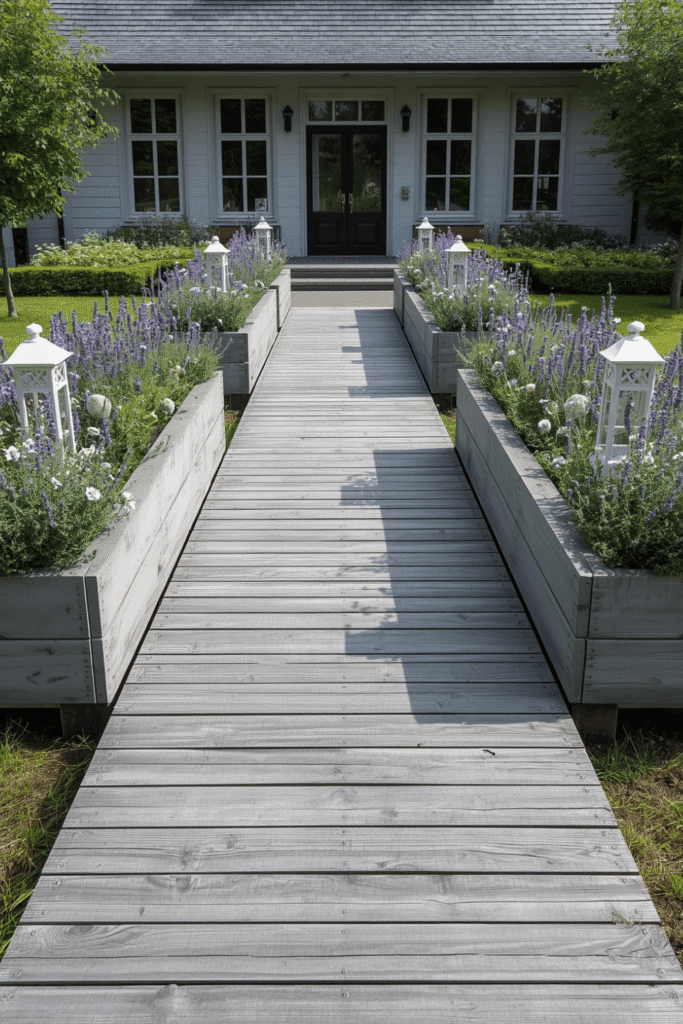 15. Pallet Wood Walkway