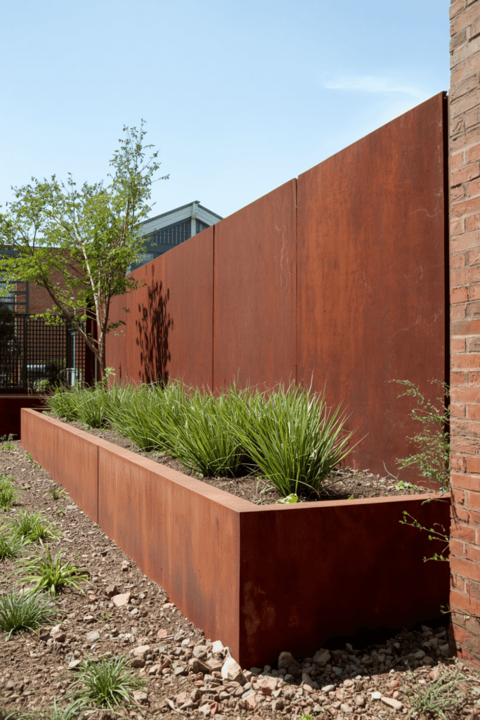 16. Corten Steel Panels