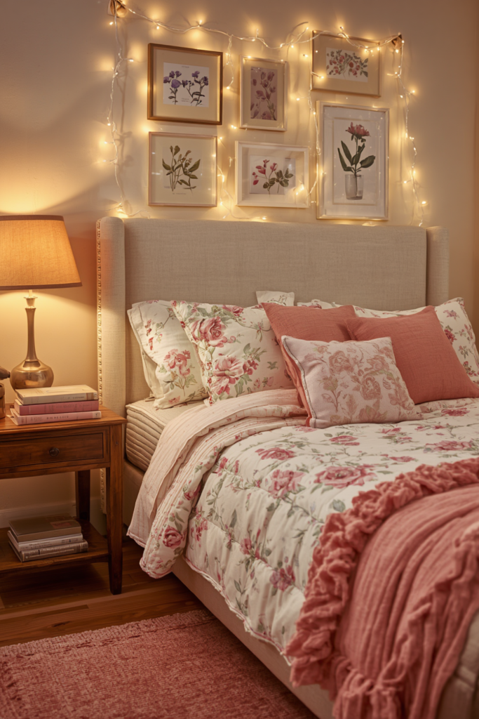 19. Vintage Quilt Plus Mismatched Pillowcases