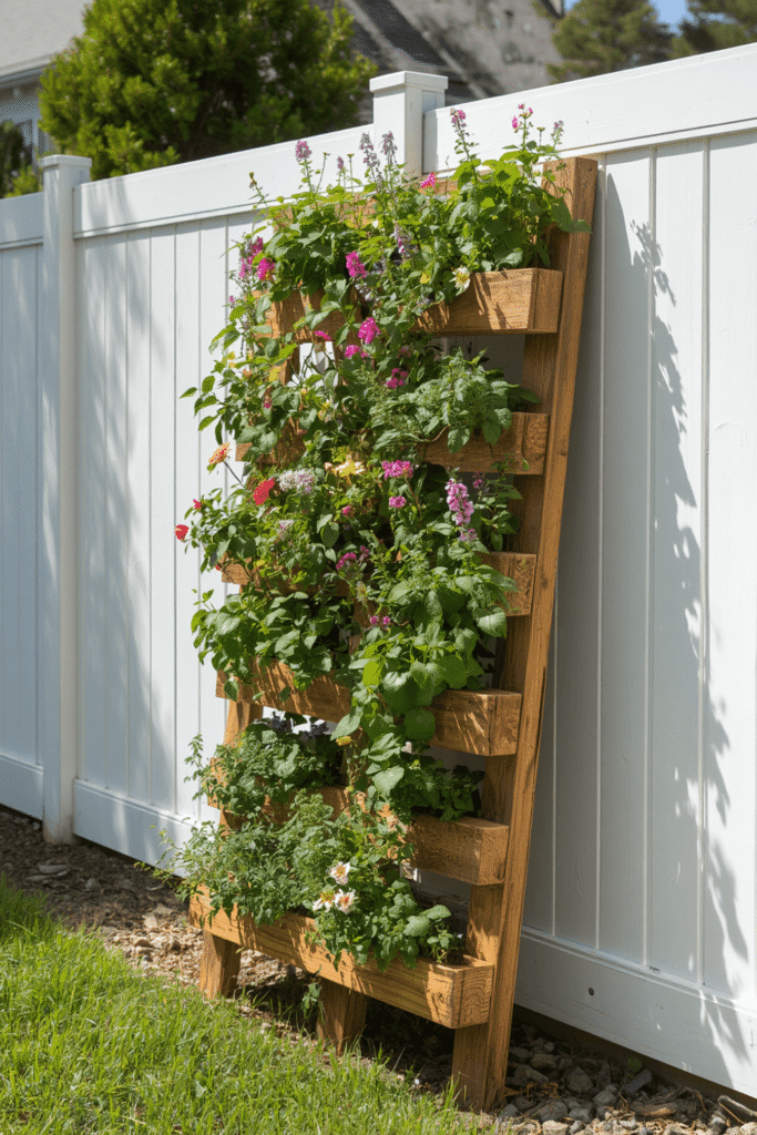 2. Vertical Pallet Planter