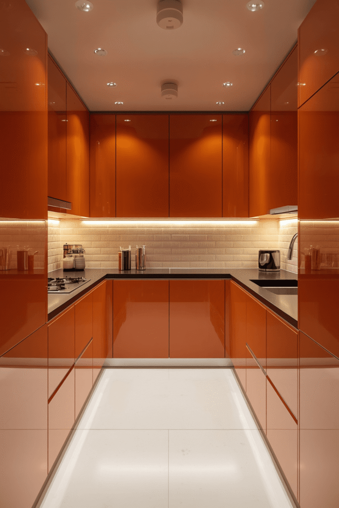 5. Small Orange Kitchen Ideas That Feel Big