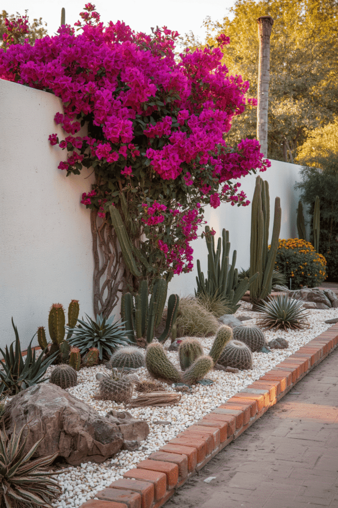 6. Choose a Focal Point Color with Bougainvillea