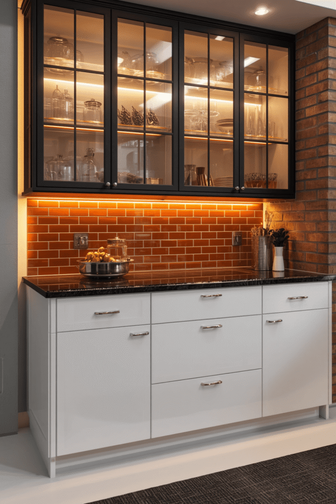 6. Orange Kitchen Backsplash Ideas