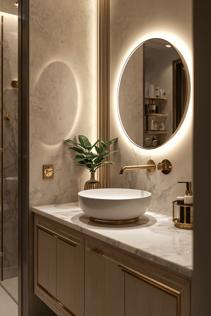 7. Bathroom Countertop Plant Ideas