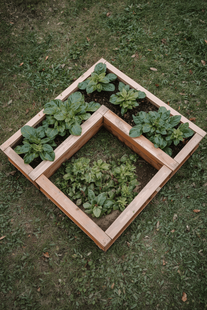7. Corner Pallet Planter