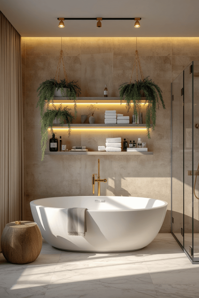 8. Hanging Plants for Bathroom Decor