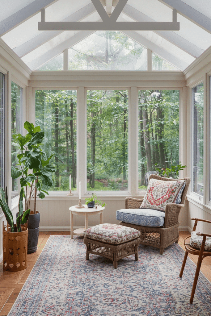 Affordable Sunroom Ideas for Back of House