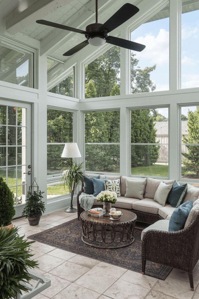 Backyard Sunroom Ideas for Back of House