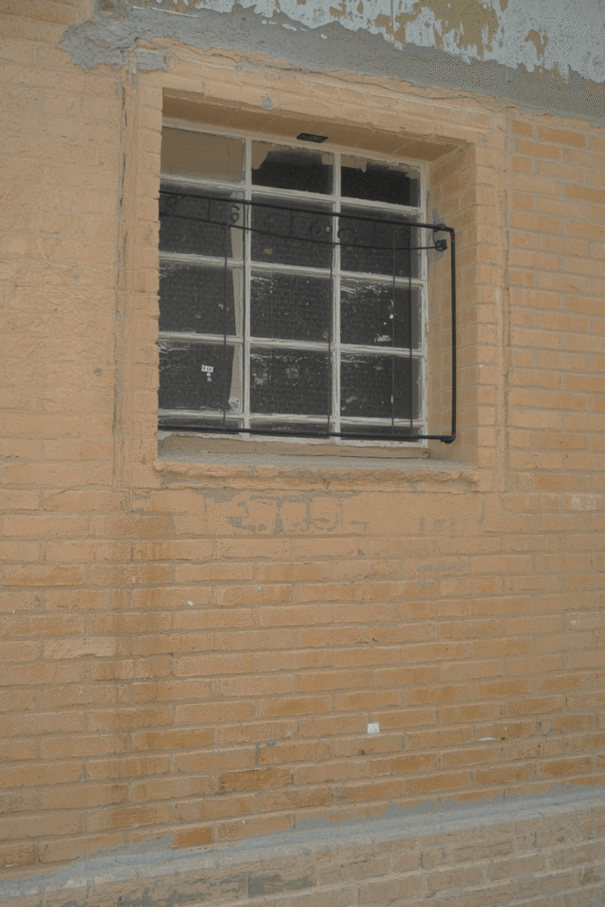 Cinder Block Wall with Stucco Finish