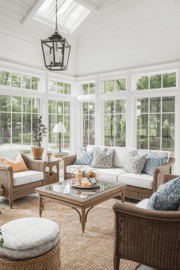 Contemporary Sunroom Ideas for Back of House