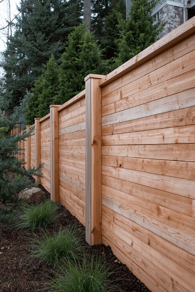 Landscape Timber Retaining Wall