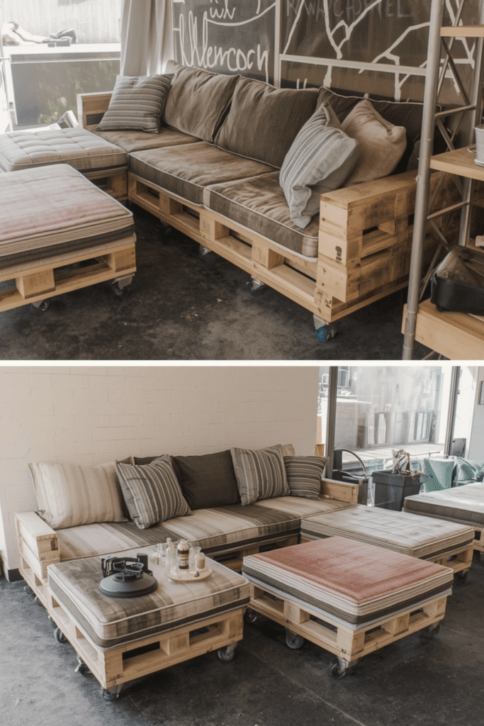 Pallet Furniture Ideas for Living Spaces