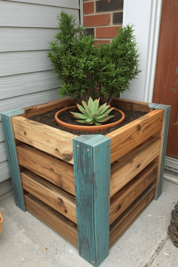 Pallet Planter Boxes