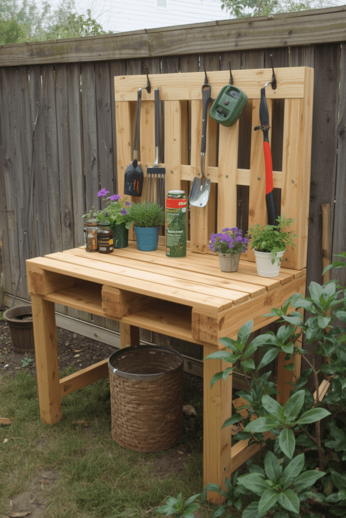 Pallet Potting Bench
