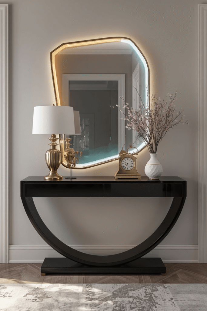 Small Black Console Tables and Small White Console Tables