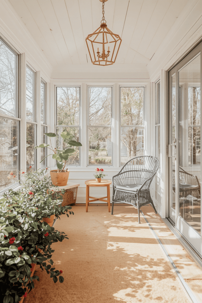 Small Sunroom Ideas for Back of House